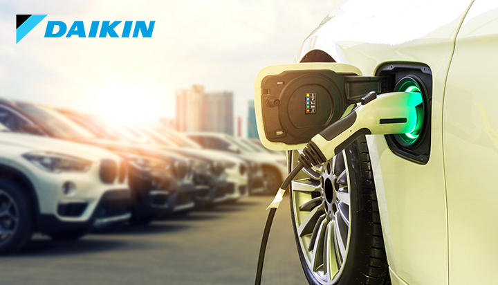 Daikin und batterieelektrische Fahrzeuge